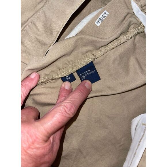 Polo Ralph Lauren Classic Khaki Shorts Mens Size 42W Flat Front A19 - Picture 4 of 4
